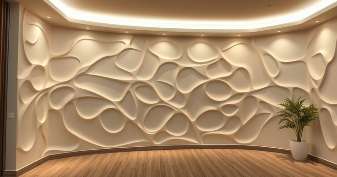 Revestimento 3D de Gesso: Transforme Seu Espaço Revestimento 3D de Gesso: Transforme Seu Espaço