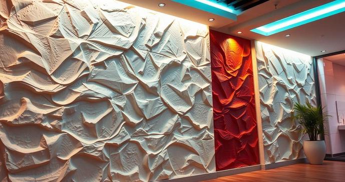 Revestimentos 3D em Gesso: Transforme Seu Espaço com Estilo