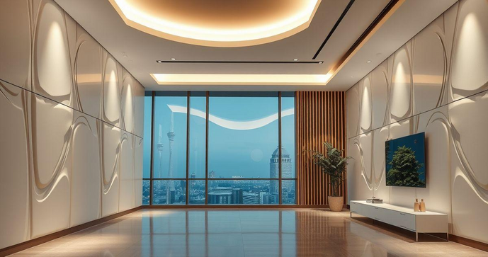 Revestimentos Gesso Transformam Ambientes com Estilo e Praticidade Revestimentos Gesso Transformam Ambientes com Estilo e Praticidade