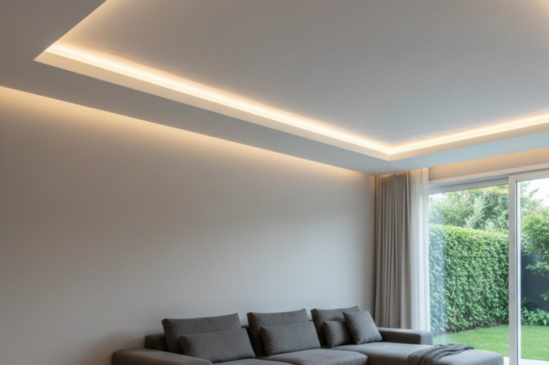 Transforme Seu Ambiente com Sanca de Gesso Criativa