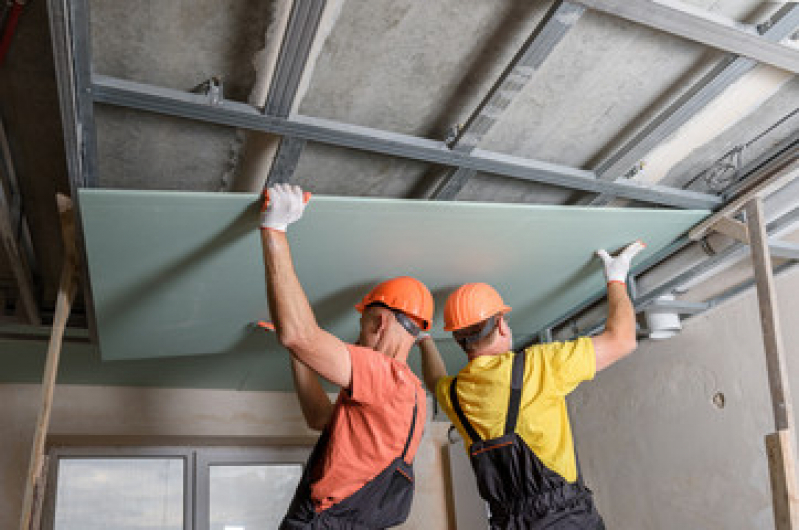 Placas de Drywall para Teto São Caetano do Sul - Placa de Drywall Cimentícia