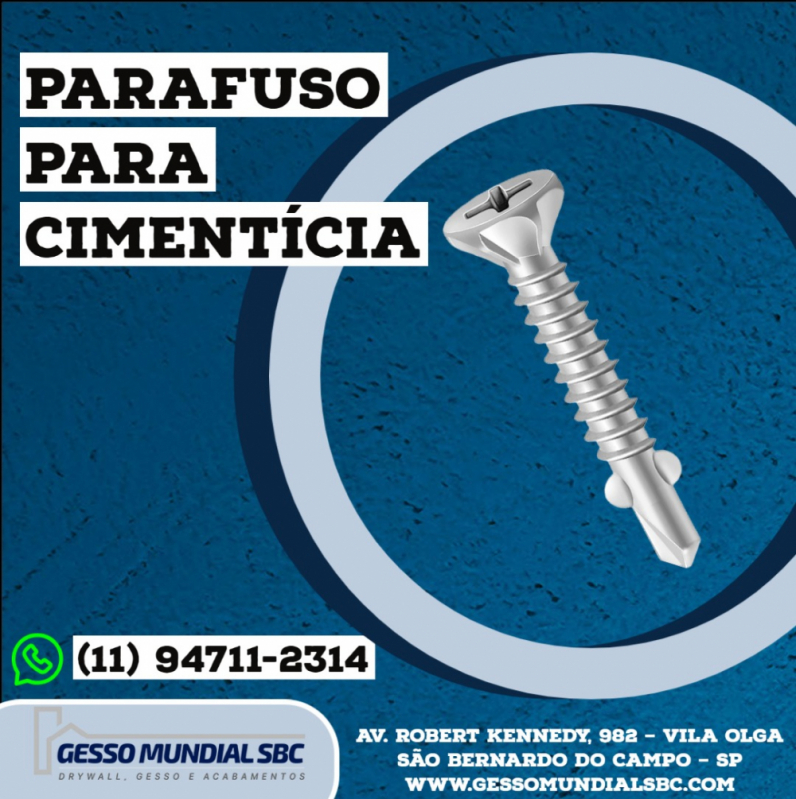 Placas de Gesso Cimentícias Peruíbe. - Placa Cimentícia Drywall