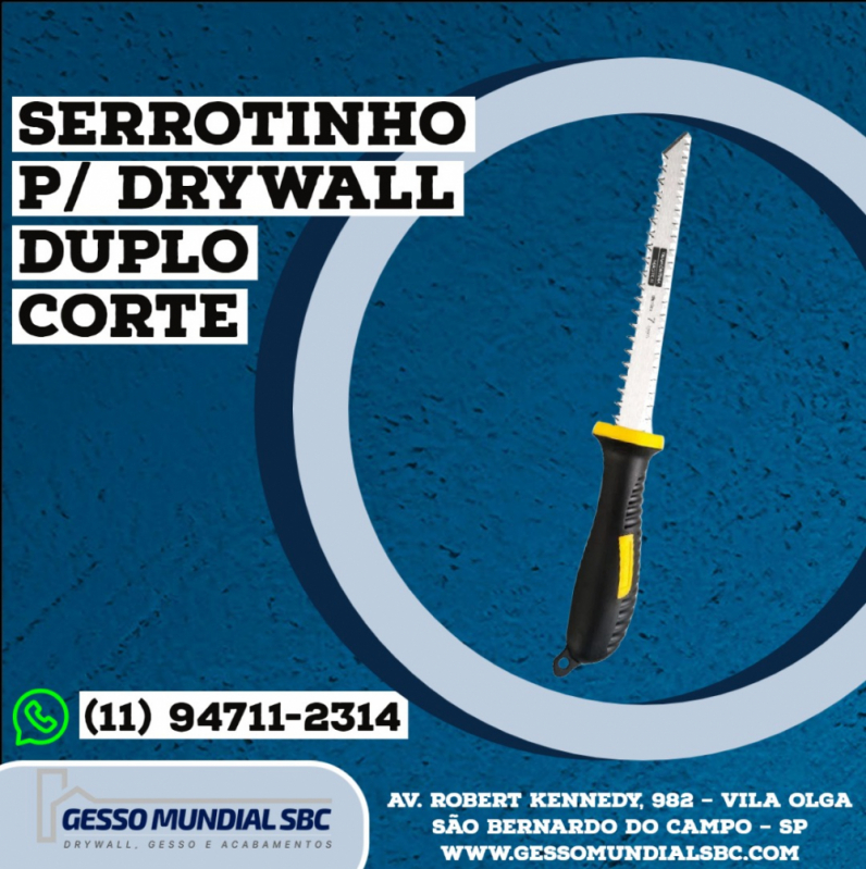 Tesouras para Cortar Ferragens de Drywall Santa Efigênia - Canaleta para Drywall ABC