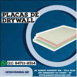 valor de placa drywall cimentícia São Caetano