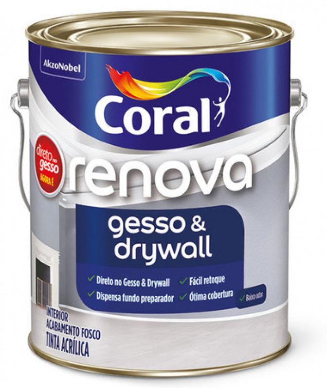 Tinta para Drywall Valor Aclimação - Tinta para Gesso